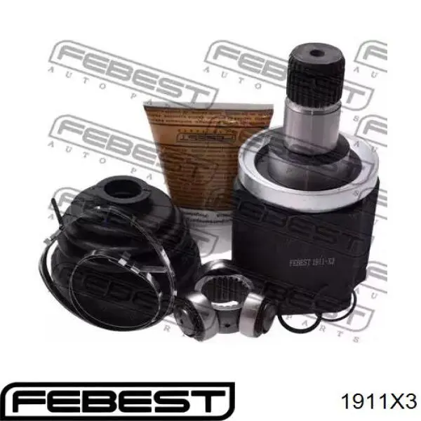 Junta homocinética interna dianteira esquerda Febest 1911X3 preço, a partir de 58,92 USD