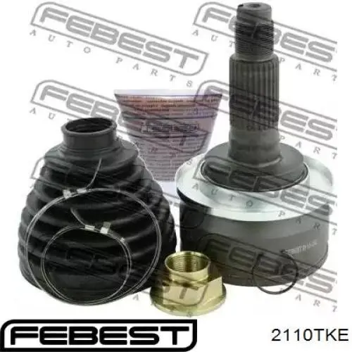 Junta homocinética externa dianteira Febest 2110TKE preço, a partir de 53,28 USD