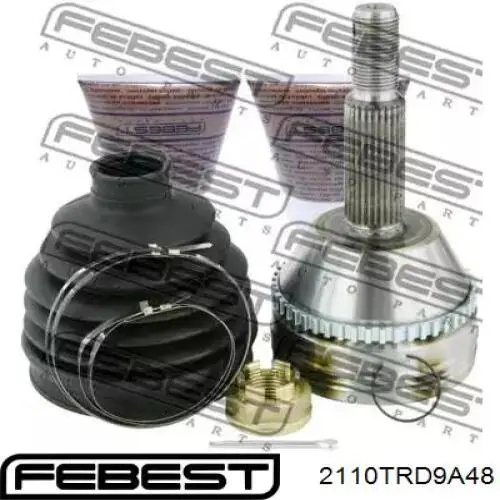 Junta homocinética externa dianteira Febest 2110TRD9A48 preço, a partir de 72,93 USD