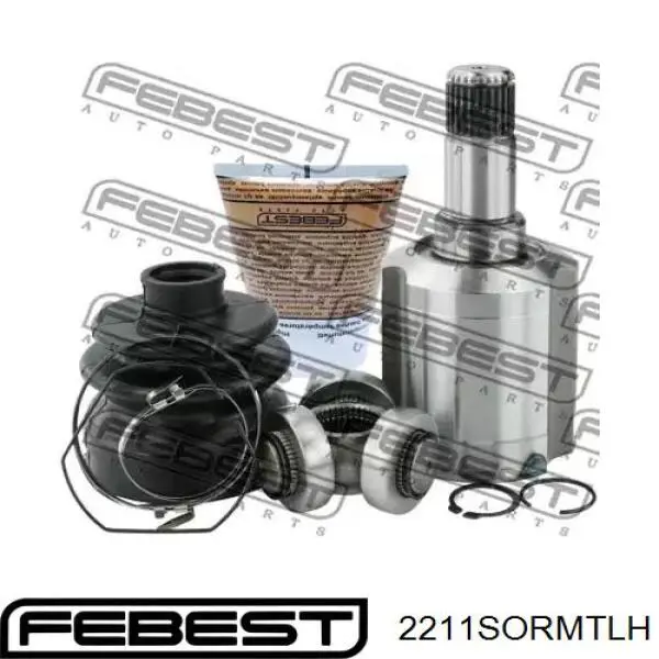 Junta homocinética interna dianteira esquerda Febest 2211SORMTLH preço, a partir de 101,79 USD
