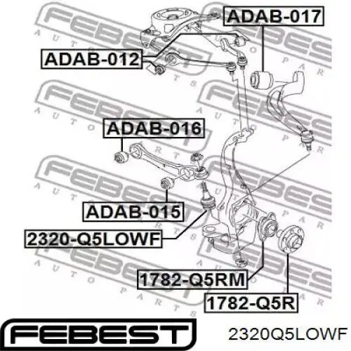 Suporte de esfera inferior Febest 2320Q5LOWF preço, a partir de 22,98 USD