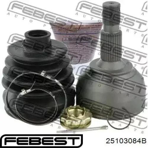 Junta homocinética externa dianteira Febest 25103084B preço, a partir de 67,17 USD