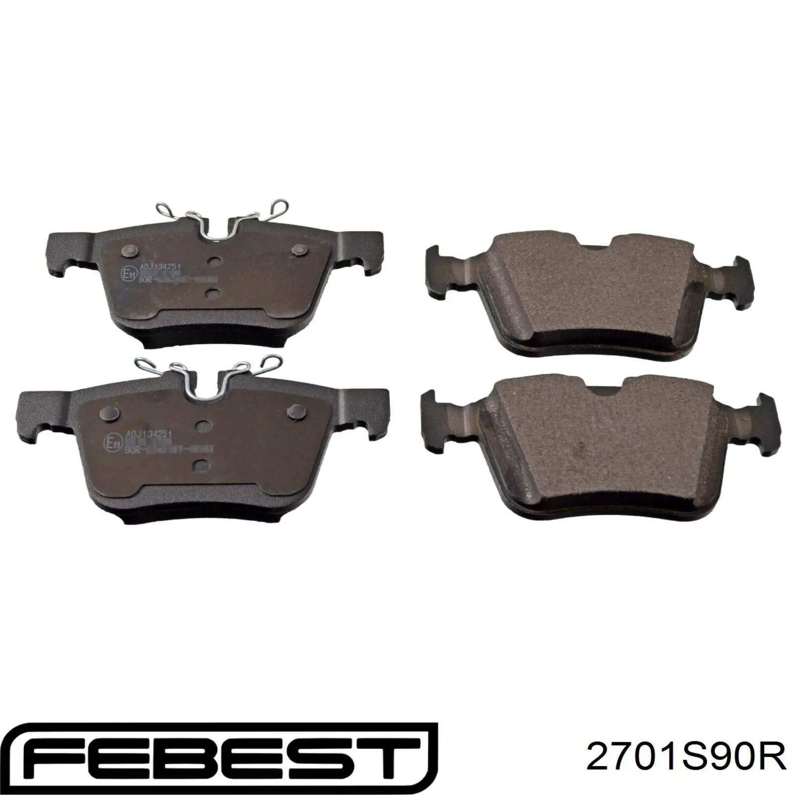 Sapatas do freio traseiras de disco T2H53849 Jaguar