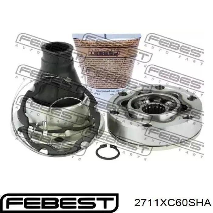 Junta homocinética dianteira da junta universal traseira Febest 2711XC60SHA preço, a partir de 45,61 USD