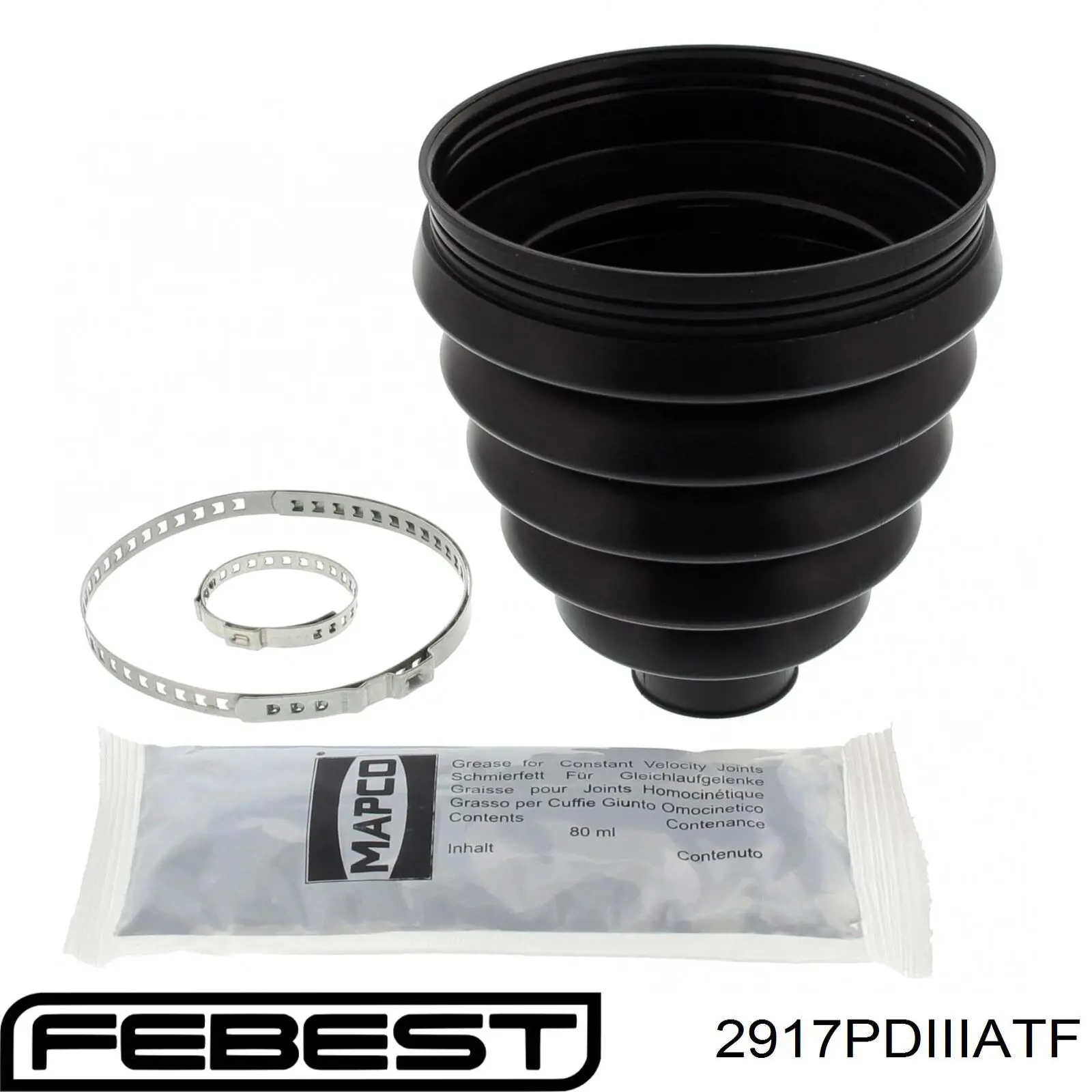 Compre 306200 GKN-Spidan Bota de proteção externa de junta homocinética do semieixo dianteiro