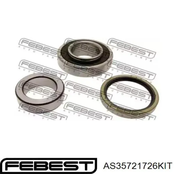 Rolamento de cubo traseiro DG357226W2RSC4 Koyo