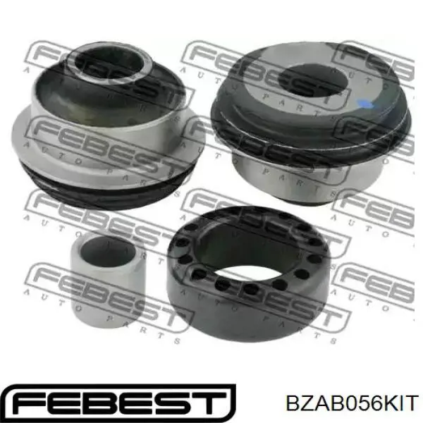 Bloco silencioso dianteiro do braço oscilante inferior Febest BZAB056KIT preço, a partir de 24,52 USD
