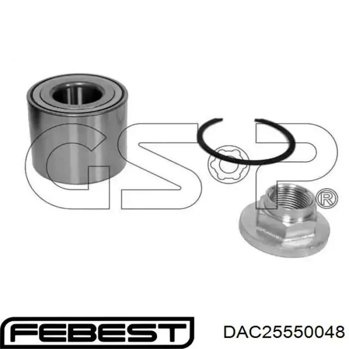 Rolamento de cubo traseiro Febest DAC25550048 preço, a partir de 29,31 USD
