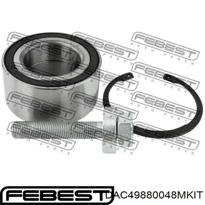 Rolamento de cubo dianteiro Febest DAC49880048MKIT preço, a partir de 58,82 USD