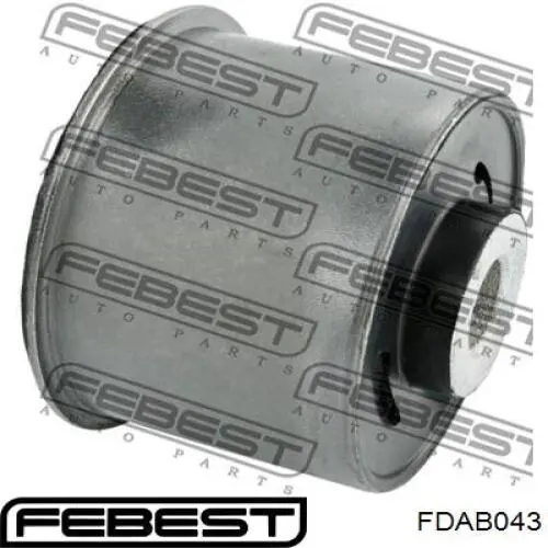 Bloco silencioso da barra Panhard (de suspensão traseira) DB535A972AA Ford