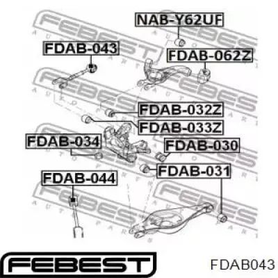 Bloco silencioso da barra Panhard (de suspensão traseira) Ford DB535A972AA preço, a partir de 17,34 USD