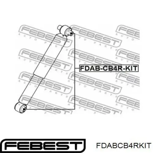 Bloco silencioso de amortecedor traseiro Febest FDABCB4RKIT preço, a partir de 19,90 USD