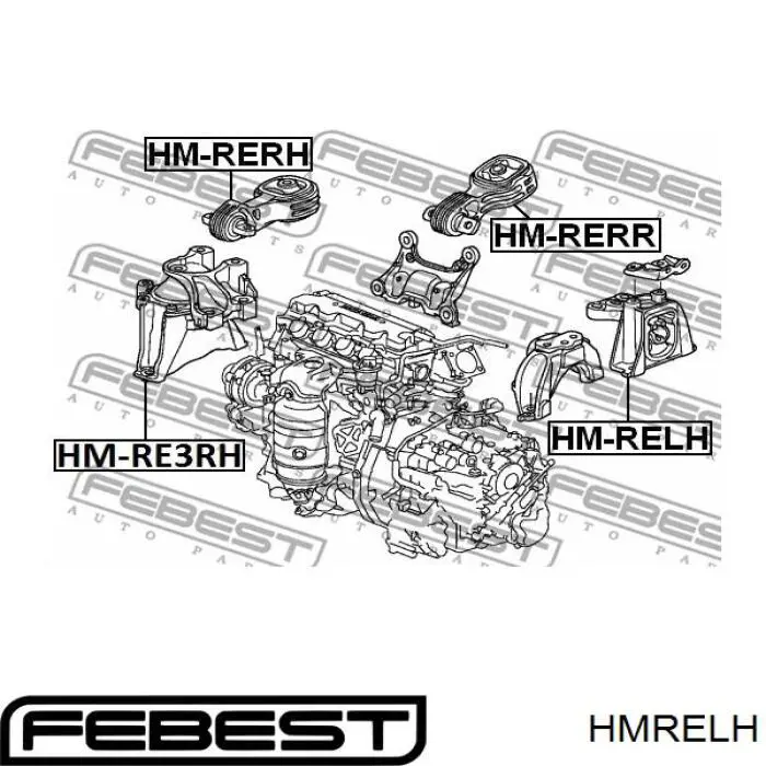 Compre AWSHO1126 Tenacity Coxim (suporte) esquerdo de motor