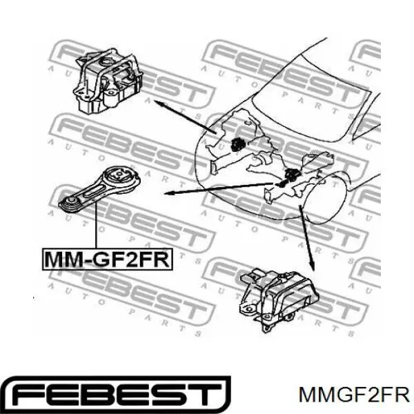 Coxim (suporte) dianteiro de motor NTY ZPSMS088 preço, a partir de 51,34 USD