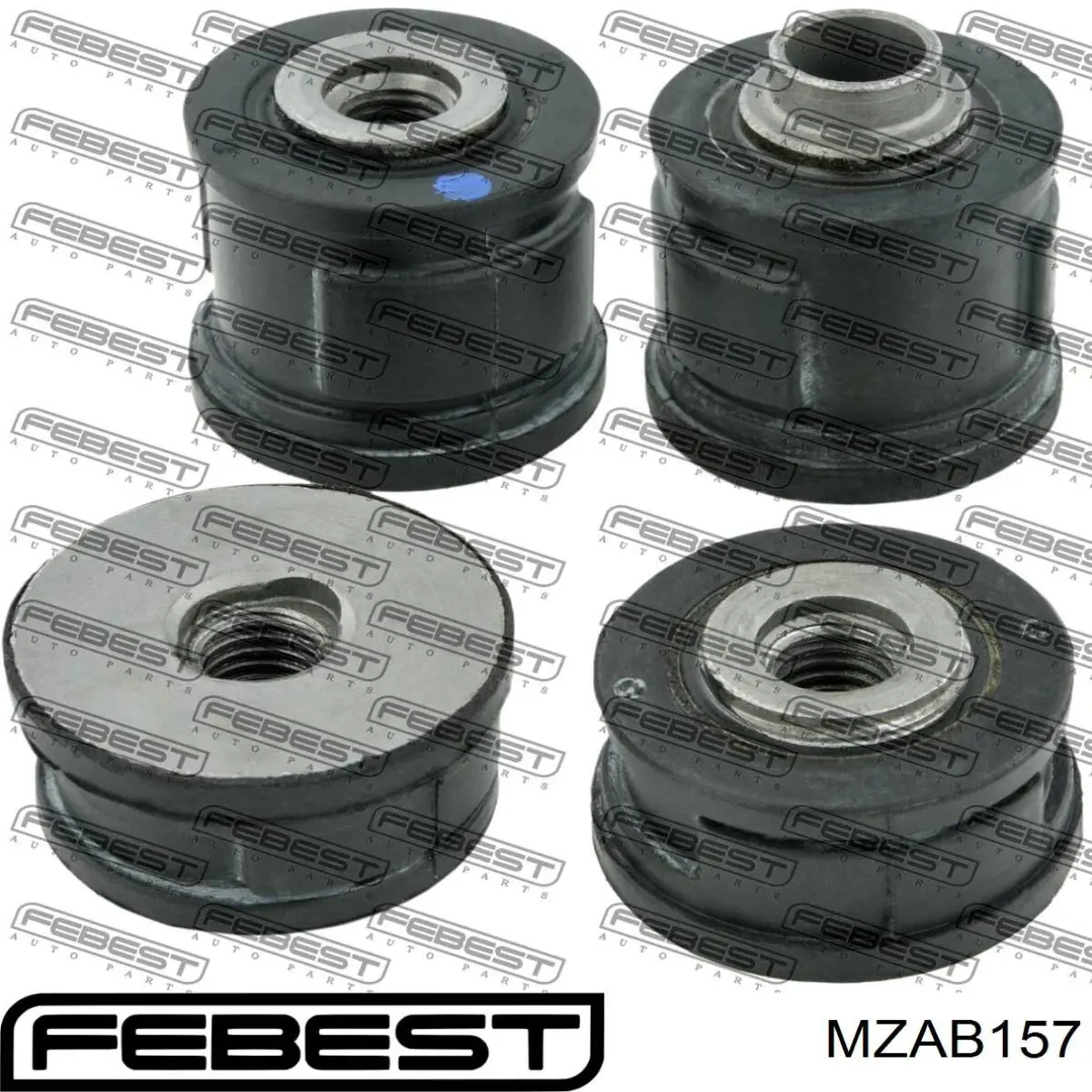 Bloco silencioso dianteiro do braço oscilante inferior Mazda UR6134460