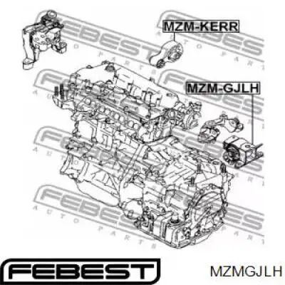 Coxim (suporte) esquerdo de motor AWSMA1133 Tenacity