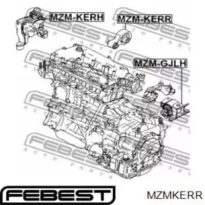 Coxim (suporte) traseiro de motor Mazda KF5939040 preço, a partir de 32,37 USD
