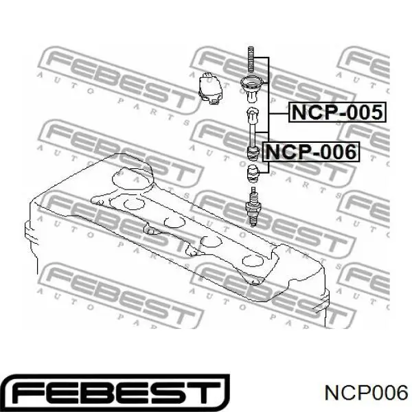 224656N015 Nissan/Infiniti Ponta da vela de ignição