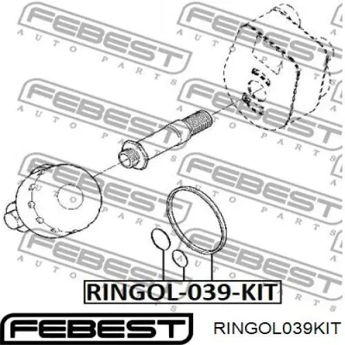 Vedante de adaptador do filtro de óleo Renault (RVI) 1522800QAA preço, a partir de 4,35 USD