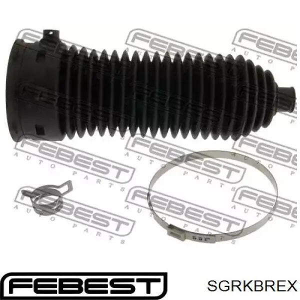 Bota de proteção do mecanismo de direção (de cremalheira) Q0030084 Q-fix