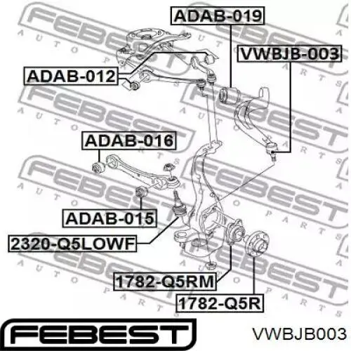  Febest VWBJB003 preço, a partir de 10,73 USD