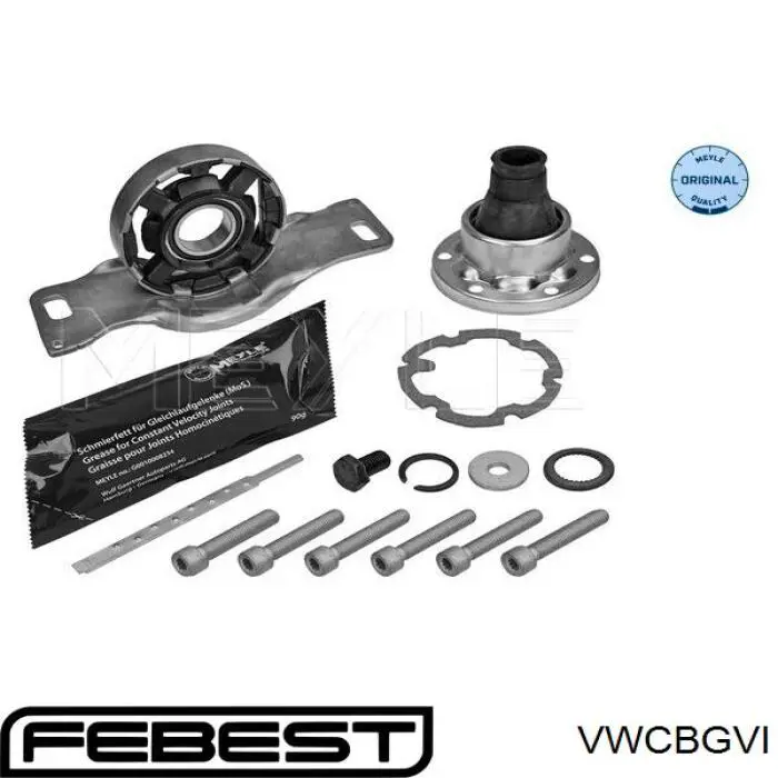 Rolamento suspenso da junta universal Febest VWCBGVI preço, a partir de 183,46 USD