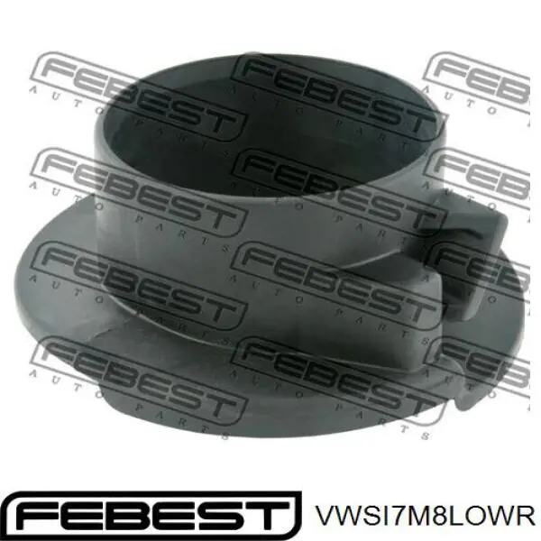 A8W041MT Magnum Technology Espaçador (anel de borracha) da mola traseira inferior