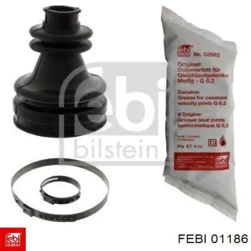 Compre 01186 Febi Amortecedor de tampa de porta-malas (de 3ª/5ª porta traseira)