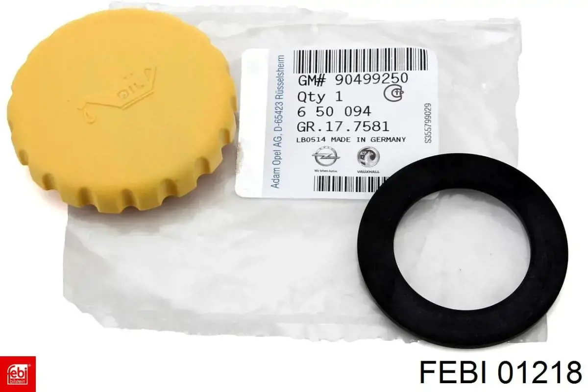 Compre 01218 Febi Vedante de tampa do gargalho de enchimento de óleo