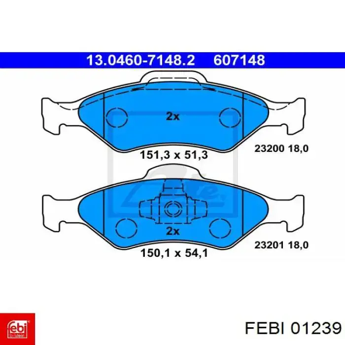 Compre 01239 Febi Coxim de fixação do silenciador