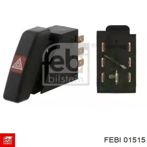 Botão de ativação do sinal de emergência Febi 01515 preço, a partir de 13,71 USD