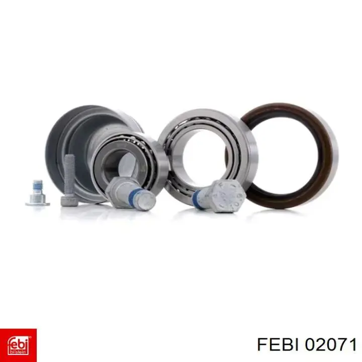 Compre 02071 Febi Rolamento de cubo dianteiro