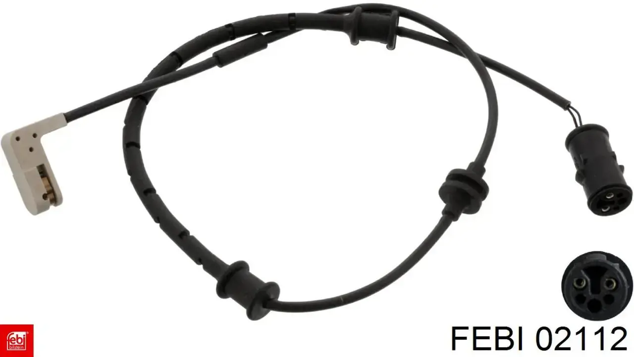 Sensor dianteiro de desgaste das sapatas do freio Febi 02112 preço, a partir de 3,64 USD