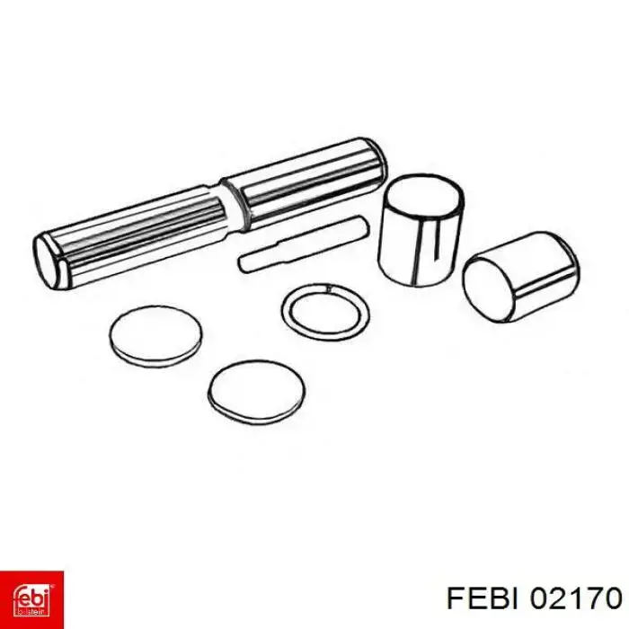 Compre 02170 Febi Kit de reparação do pivô de extremidade do eixo