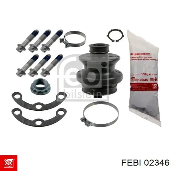 Compre 02346 Febi Porca de cubo traseiro