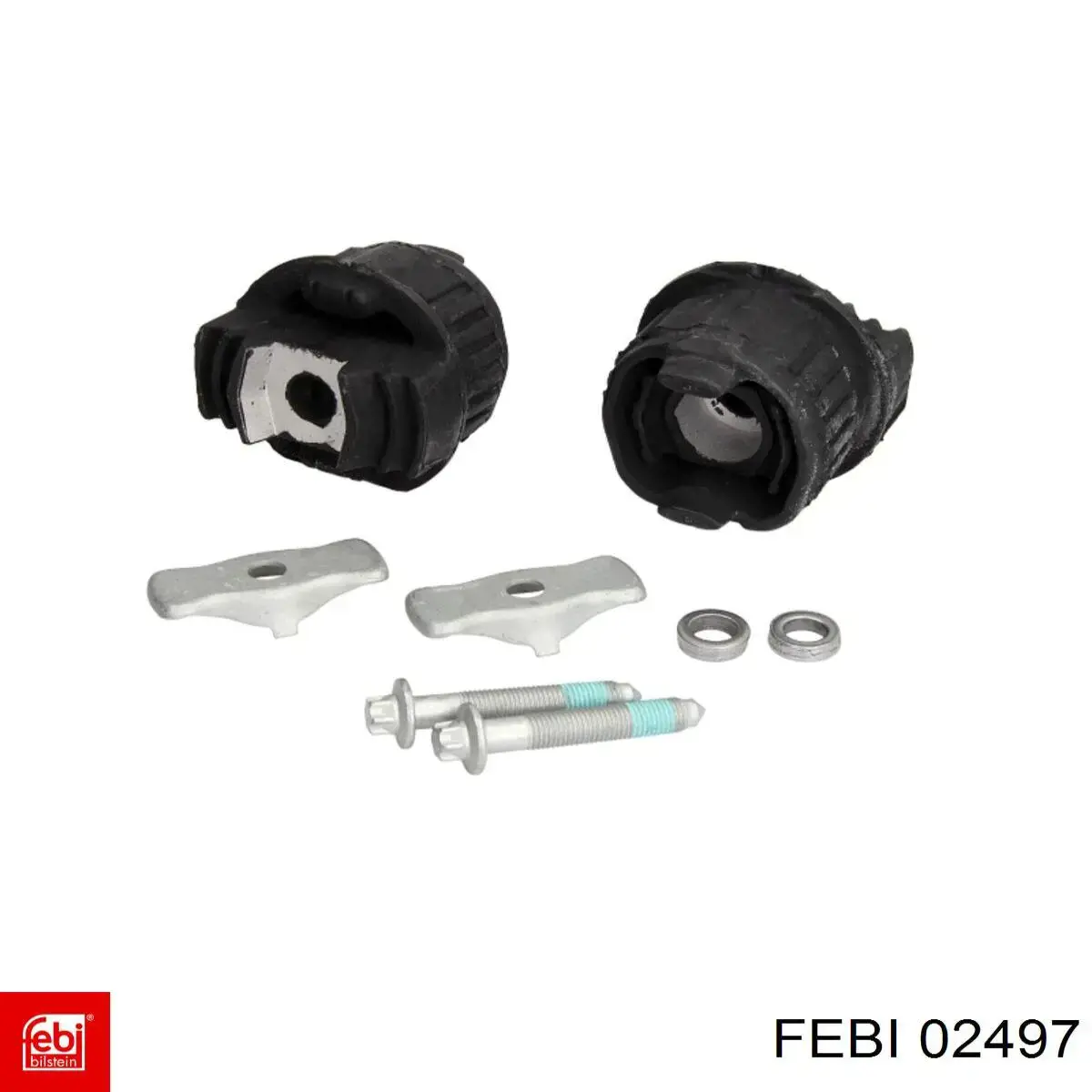 Bloco silencioso (coxim) de viga dianteira (de plataforma veicular) Febi 02497 preço, a partir de 49,67 USD