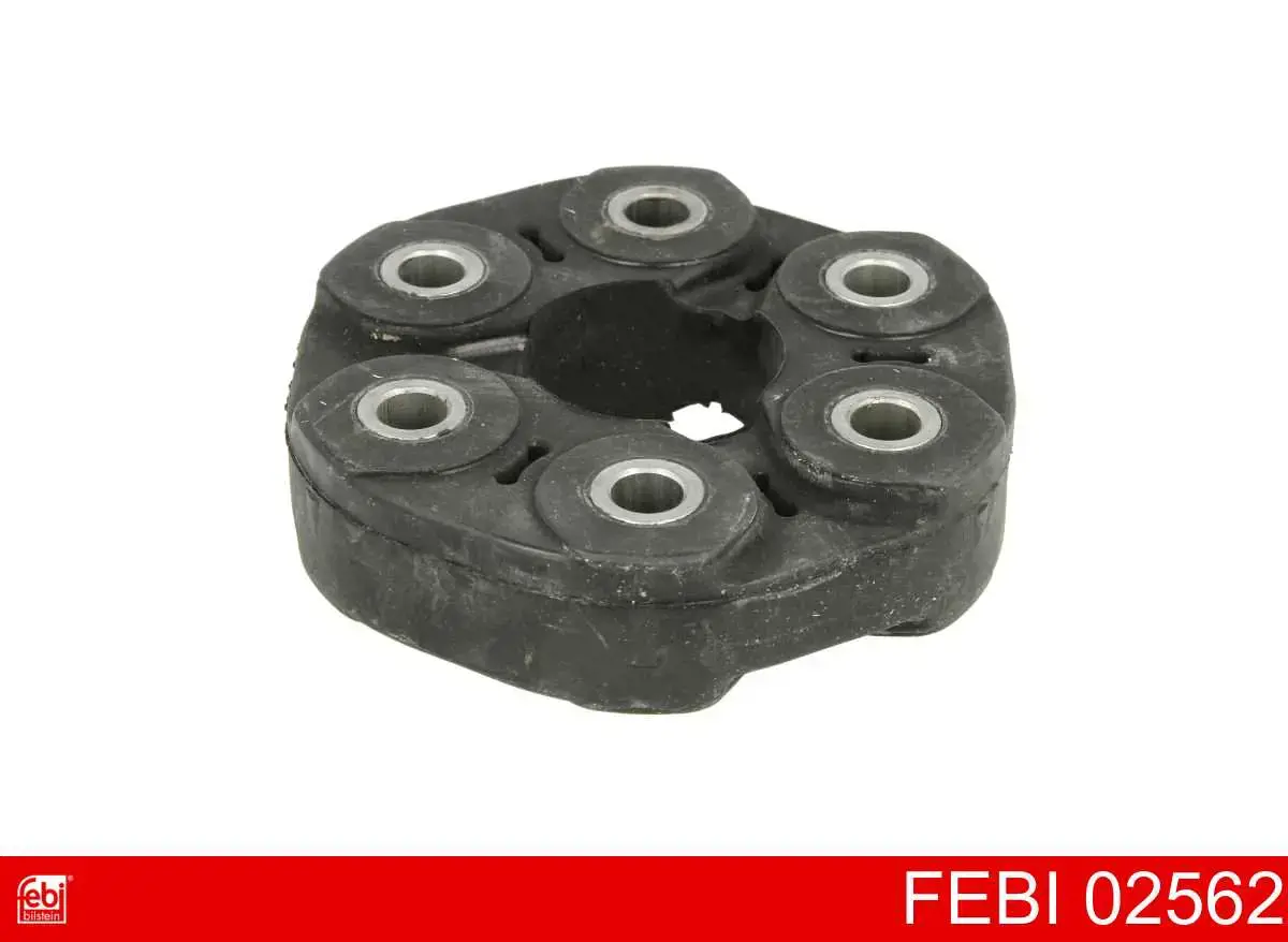 Acoplamento elástico dianteiro/traseiro do veio de transmissão Febi 02562 preço, a partir de 40,69 USD