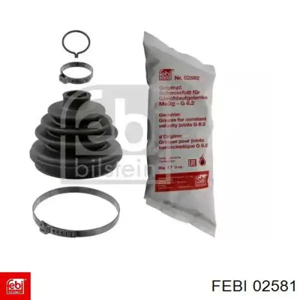 Bota de proteção externa de junta homocinética do semieixo dianteiro Febi 02581 preço, a partir de 8,77 USD