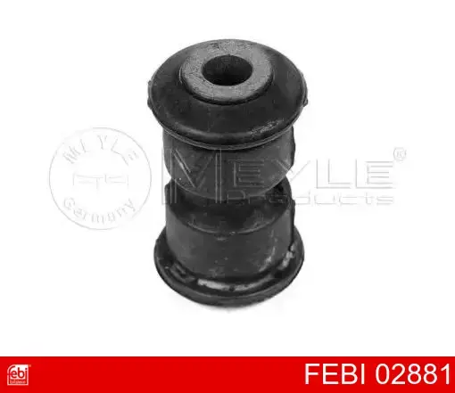 Compre 02881 Febi Bloco silencioso (bucha) da suspensão de lâminas dianteira