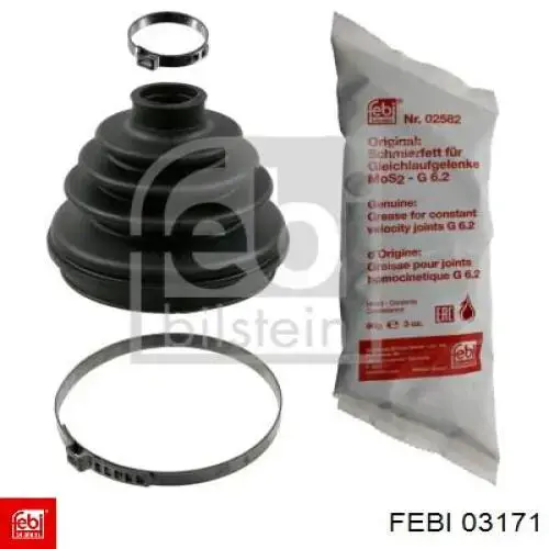 Compre 03171 Febi Bota de proteção externa de junta homocinética do semieixo dianteiro
