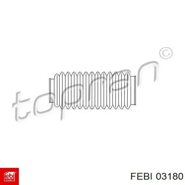 Bota de proteção do mecanismo de direção (de cremalheira) Febi 03180 preço, a partir de 4,49 USD