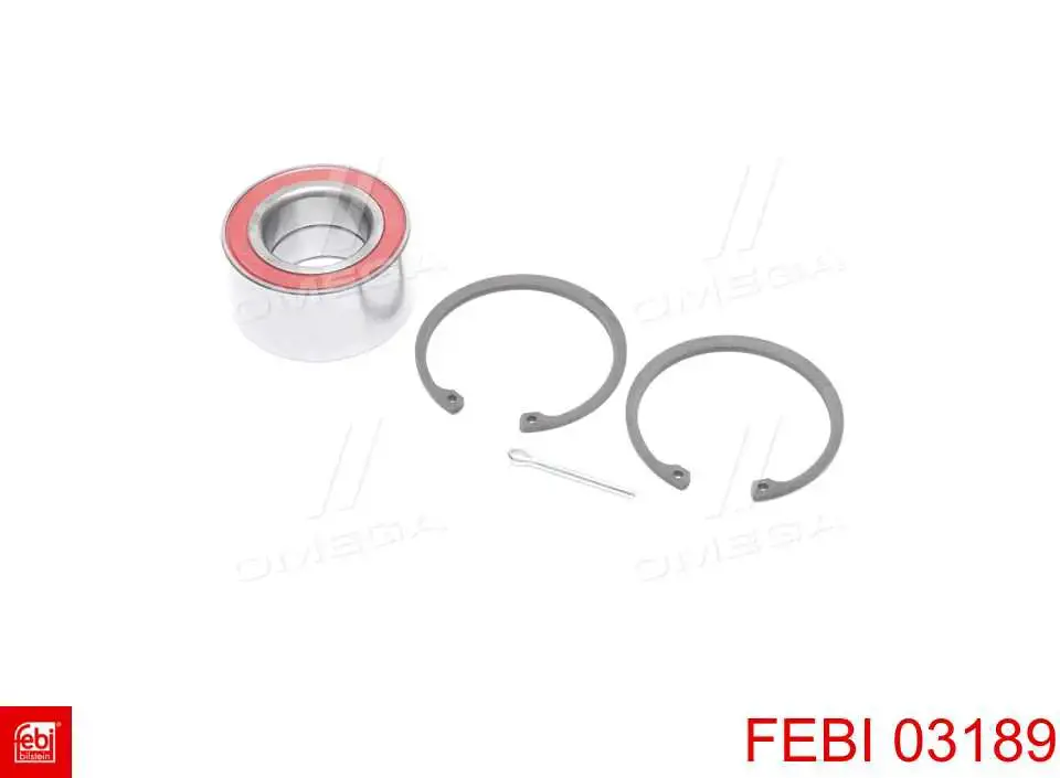Rolamento de cubo dianteiro Febi 03189 preço, a partir de 26,88 USD