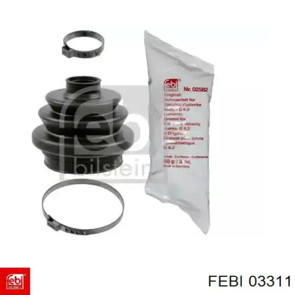 Bota de proteção externa de junta homocinética do semieixo traseiro Febi 03311 preço, a partir de 8,88 USD