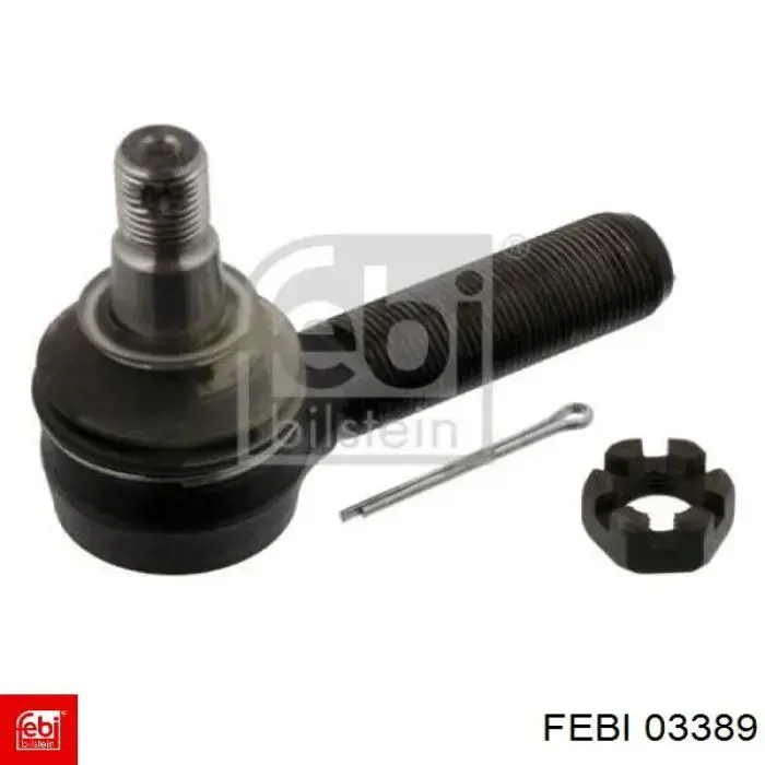 Compre 03389 Febi Tração de direção de suspensão dianteira longitudinal