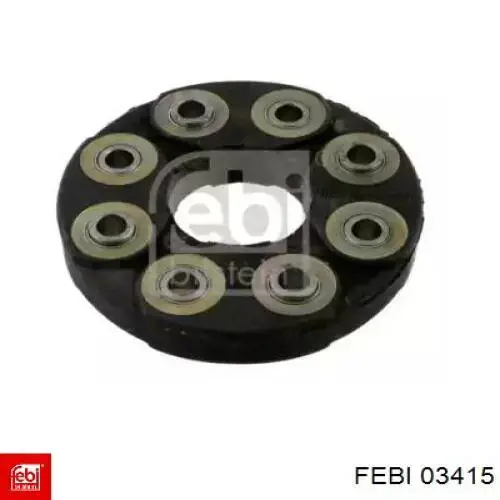 Acoplamento elástico do veio de transmissão Febi 03415 preço, a partir de 53,92 USD