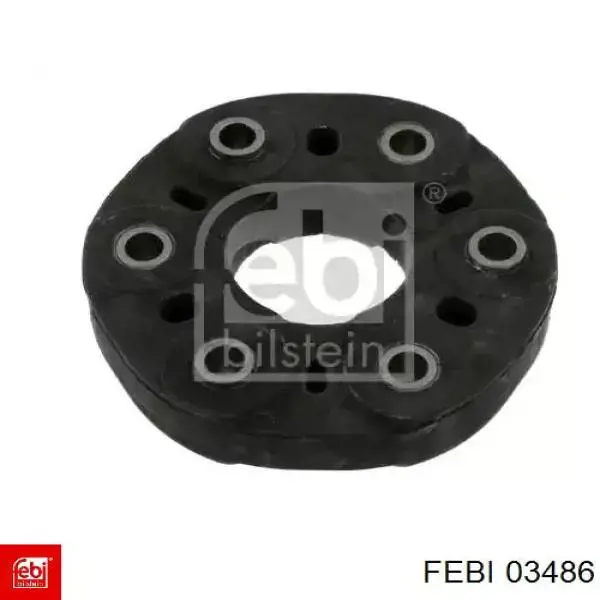 Acoplamento elástico dianteiro/traseiro do veio de transmissão Febi 03486 preço, a partir de 46,55 USD