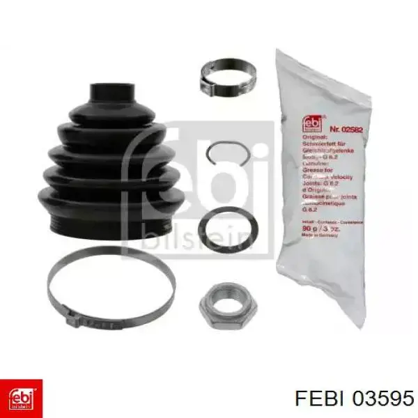 Bota de proteção externa de junta homocinética do semieixo dianteiro Febi 03595 preço, a partir de 6,06 USD