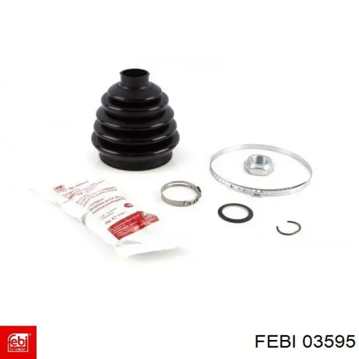 Compre 03595 Febi Bota de proteção externa de junta homocinética do semieixo dianteiro