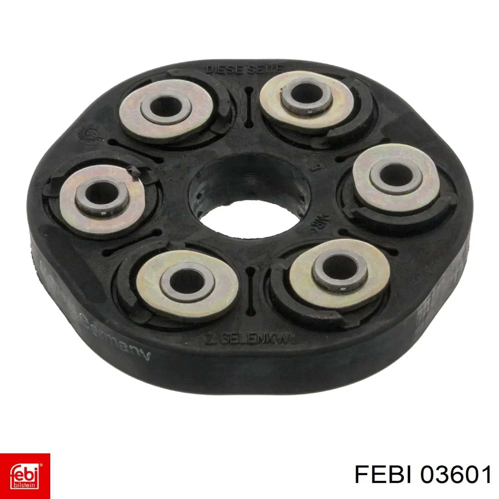 Acoplamento elástico do veio de transmissão Febi 03601 preço, a partir de 60,58 USD