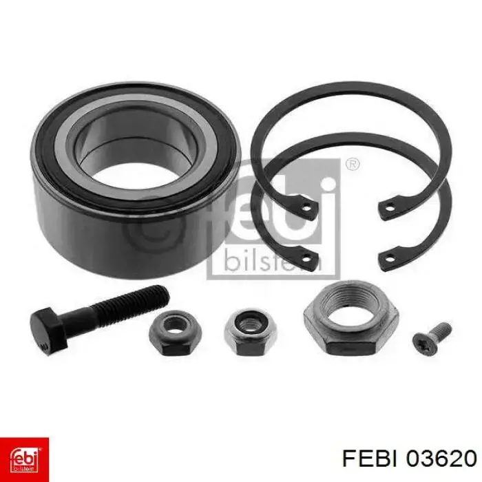 Rolamento de cubo dianteiro/traseiro Febi 03620 preço, a partir de 22,95 USD